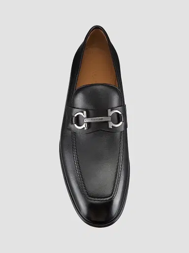 Ferragamo Men's Foster Loafers - Nero New Biscotto - Size 13 | Thumbnail 5 Ferragamo Men's Foster Loafers - Nero New Biscotto - Size 13 | Thumbnail 5