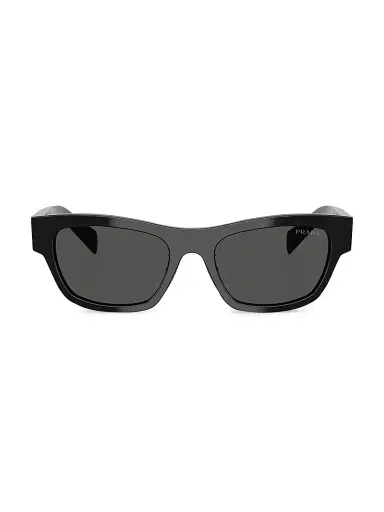 Prada Women's 53MM Butterfly Sunglasses - Black | Thumbnail 2