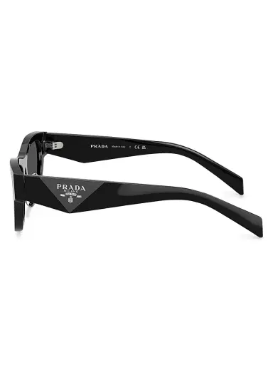 Prada Women's 53MM Butterfly Sunglasses - Black | Thumbnail 3
