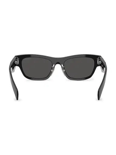 Prada Women's 53MM Butterfly Sunglasses - Black | Thumbnail 4