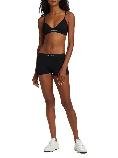 Tom Ford Women's Modal Signature Bra - Black - Size XXS | Thumbnail 2 Tom Ford Women's Modal Signature Bra - Black - Size XXS | Thumbnail 2