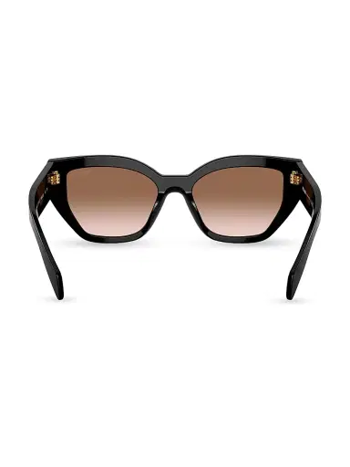 Prada Women's 53MM Butterfly Sunglasses - Black Brown Gradient | Thumbnail 4