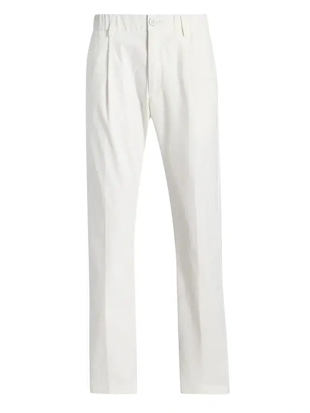 Herno Men's Elasticized Waist Straight-Leg Pants - White