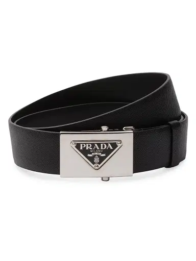Prada Men's Saffiano Leather Belt | Thumbnail 1 Prada Men's Saffiano Leather Belt | Thumbnail 1