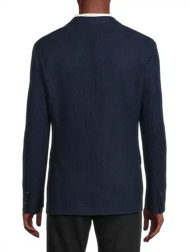Etro Men's Roma Cotton Jacket - Navy - Size 52 | Thumbnail 5