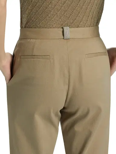 Fabiana Filippi Women's Tecno Tailored Regular-Fit Trousers | Thumbnail 6 Fabiana Filippi Women's Tecno Tailored Regular-Fit Trousers | Thumbnail 6