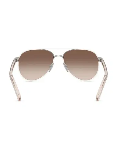 Prada Women's 59MM Aviator Sunglasses - Pale Gold Brown Gradient | Thumbnail 4 Prada Women's 59MM Aviator Sunglasses - Pale Gold Brown Gradient | Thumbnail 4