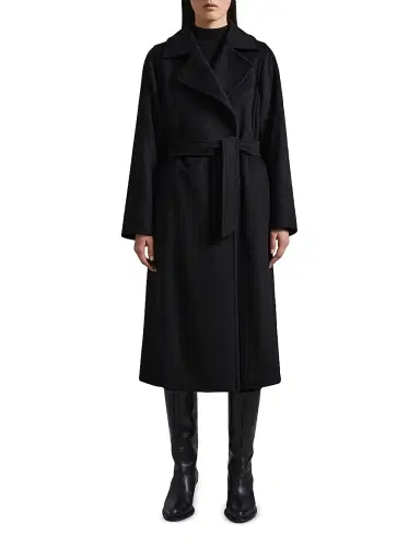 Max Mara Women's Manuela Icon Coat - Black - Size 14 | Thumbnail 2