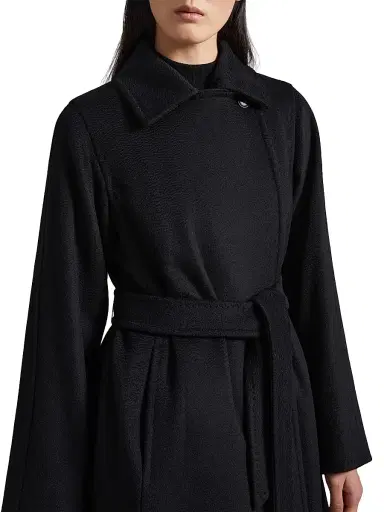 Max Mara Women's Manuela Icon Coat - Black - Size 14 | Thumbnail 4