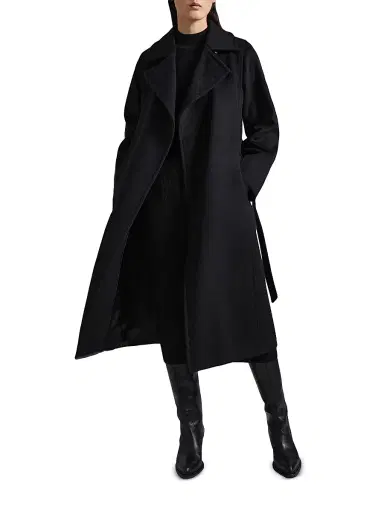 Max Mara Women's Manuela Icon Coat - Black - Size 14 | Thumbnail 5