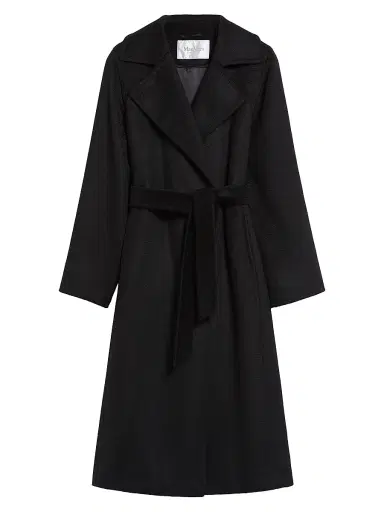 Max Mara Women's Manuela Icon Coat - Black - Size 14 | Thumbnail 1