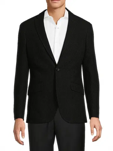 Etro Men's Roma Cotton Jacket - Black - Size 52 | Thumbnail 3