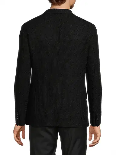 Etro Men's Roma Cotton Jacket - Black - Size 52 | Thumbnail 5