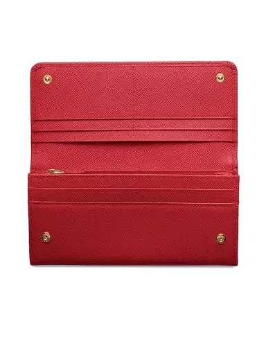 Prada Women's Large Saffiano Leather Wallet | Thumbnail 2 Prada Women's Large Saffiano Leather Wallet | Thumbnail 2