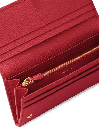 Prada Women's Large Saffiano Leather Wallet | Thumbnail 4 Prada Women's Large Saffiano Leather Wallet | Thumbnail 4