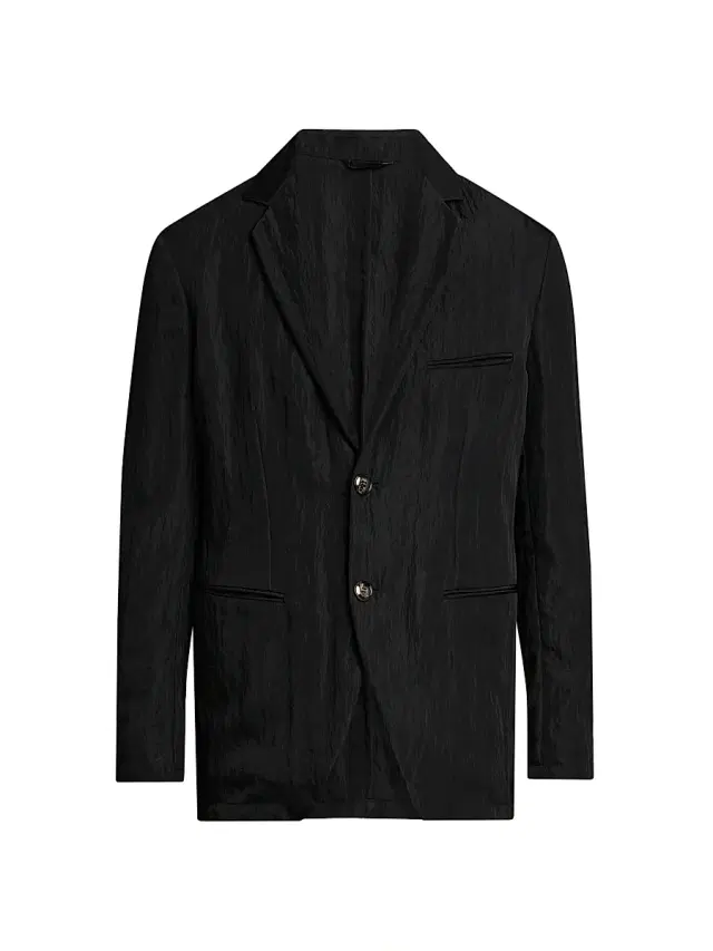 Giorgio Armani Men's Crinkle Texture Soft Blazer - Anthracite
