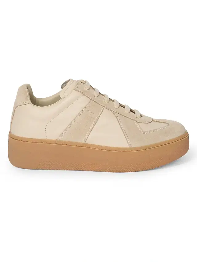 Maison Margiela Women's Replica Leather Platform Sneakers - Lamb