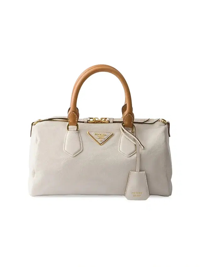 Prada Women's  Leather Top-Handle Bag - White