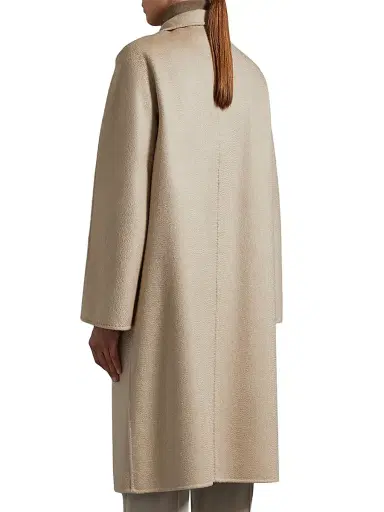 Max Mara Women's Midi Cashmere Cardigan Coat - Sand - Size 12 | Thumbnail 3 Max Mara Women's Midi Cashmere Cardigan Coat - Sand - Size 12 | Thumbnail 3