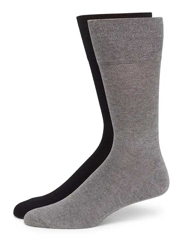 Marcoliani Men's 2-Pack Mousse Of Modal Socks - Grey Mix