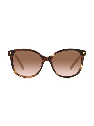 Prada Women's 53MM Round Sunglasses - Brown Tortoise | Thumbnail 2
