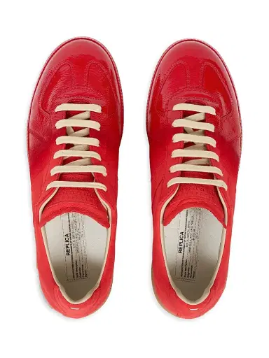 Maison Margiela Men's Replica Leather Low-Top Sneakers - Siren | Thumbnail 5 Maison Margiela Men's Replica Leather Low-Top Sneakers - Siren | Thumbnail 5