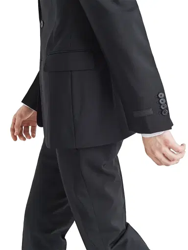 Prada Men's Single Breasted Wool and Mohair Suit - Black - Size 40 | Thumbnail 4 Prada Men's Single Breasted Wool and Mohair Suit - Black - Size 40 | Thumbnail 4