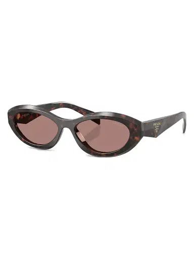 Prada Women's 53MM Geometric Sunglasses - Brown Havana | Thumbnail 1