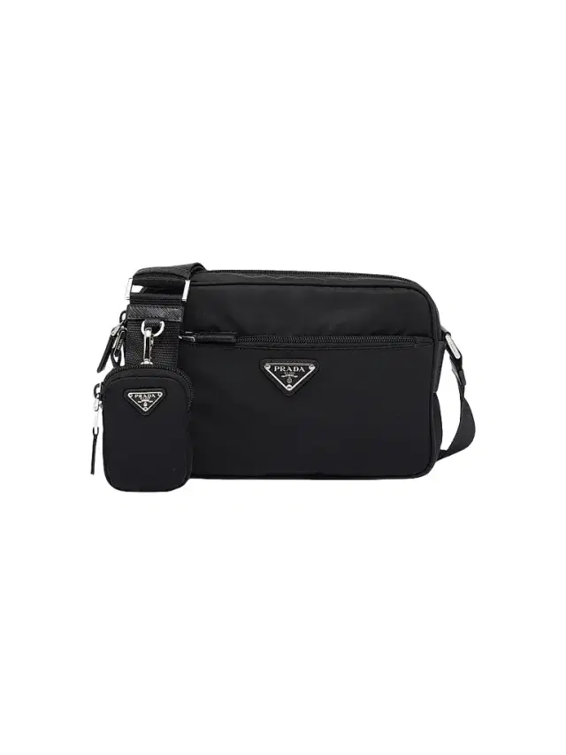 Women's Re-Nylon Shoulder Bag - Black