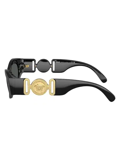 Versace Women's Medusa Biggie 51MM Cat-Eye Sunglasses - Black Dark Grey | Thumbnail 3 Versace Women's Medusa Biggie 51MM Cat-Eye Sunglasses - Black Dark Grey | Thumbnail 3