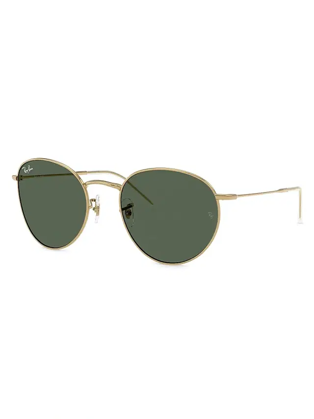 Ray-Ban Women's 0RBR0103S 53MM Round Sunglasses - Green Gold