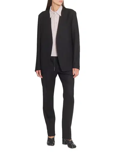 Maison Margiela Women's Jersey Polo Shirt | Thumbnail 2
