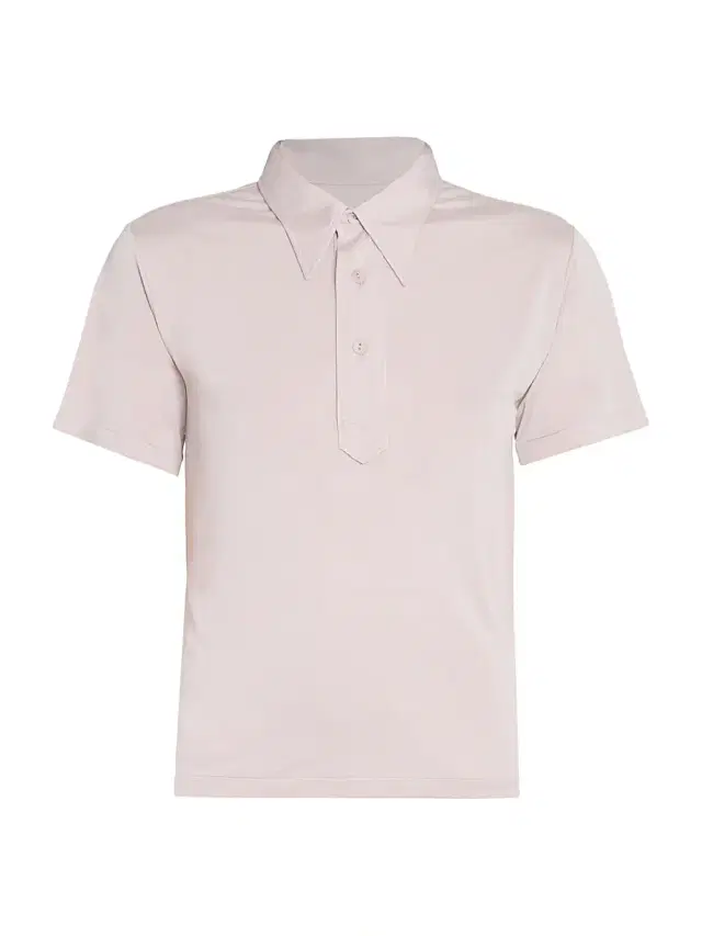 Maison Margiela Women's Jersey Polo Shirt - Light Mauve