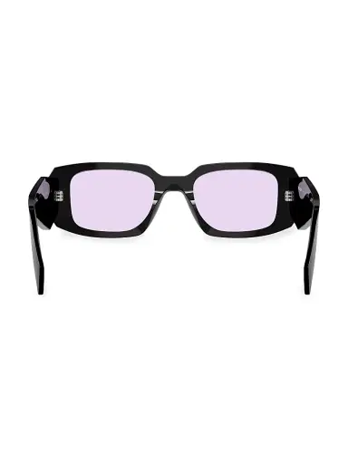 Prada Women's 51MM Rectangular Sunglasses - Purple Black | Thumbnail 3