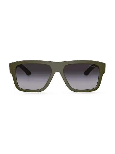 Prada Linea Rossa Men's PS 04ZS 56MM Square Sunglasses | Thumbnail 2