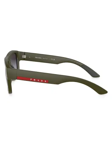 Prada Linea Rossa Men's PS 04ZS 56MM Square Sunglasses | Thumbnail 3