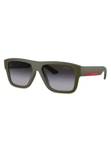 Prada Linea Rossa Men's PS 04ZS 56MM Square Sunglasses | Thumbnail 1