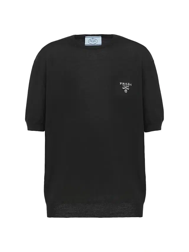 Women's Cashmere Crew-Neck Sweater - Black