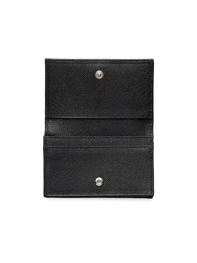 Prada Women's Saffiano Leather Card Holder | Thumbnail 2 Prada Women's Saffiano Leather Card Holder | Thumbnail 2