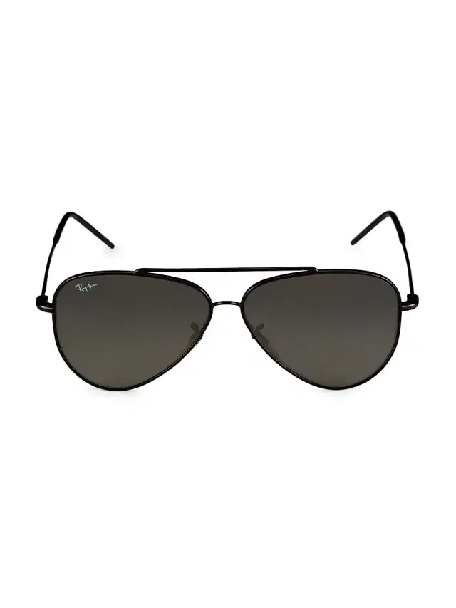 Ray-Ban Women's RBR0101S 59MM Inverted Aviator Sunglasses - Black