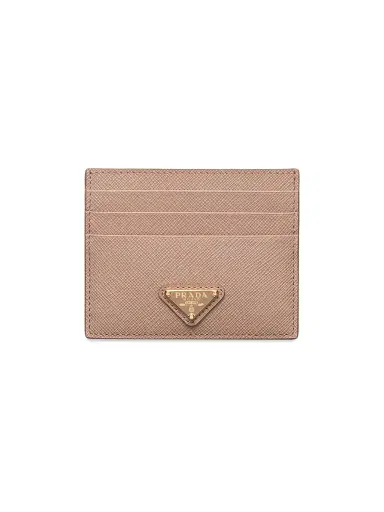 Prada Women's Saffiano Leather Card Holder | Thumbnail 1 Prada Women's Saffiano Leather Card Holder | Thumbnail 1