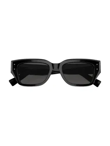 Dolce & Gabbana Women's 52MM Rectangular Sunglasses - Black Dark Grey | Thumbnail 5
