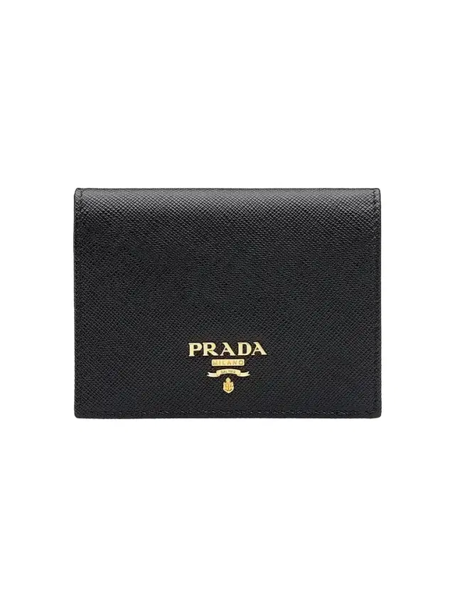 Prada Women's  Saffiano Leather Wallet - Black