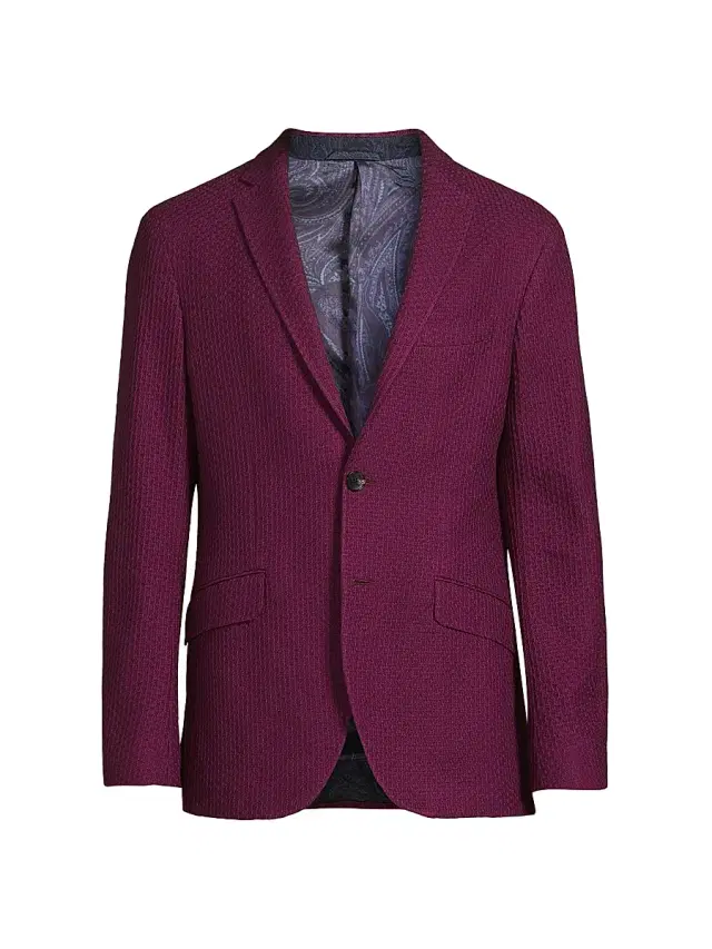 Etro Men's Roma Cotton Jacket - Magenta