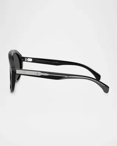 Moncler Men's ME6001 Aviator Sunglasses | Thumbnail 2
