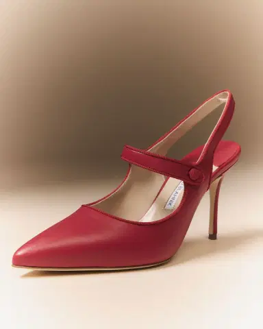 Manolo Blahnik Camparisli Leather Mary Jane Slingback Pumps | Thumbnail 4 Manolo Blahnik Camparisli Leather Mary Jane Slingback Pumps | Thumbnail 4