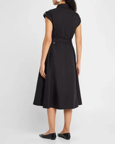 DEREK LAM 10 CROSBY Kayla Belted Midi Shirtdress | Thumbnail 3 DEREK LAM 10 CROSBY Kayla Belted Midi Shirtdress | Thumbnail 3