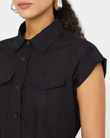 DEREK LAM 10 CROSBY Kayla Belted Midi Shirtdress | Thumbnail 5 DEREK LAM 10 CROSBY Kayla Belted Midi Shirtdress | Thumbnail 5