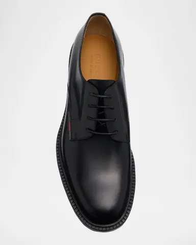 Gucci Men's William Leather Derby Shoes | Thumbnail 4 Gucci Men's William Leather Derby Shoes | Thumbnail 4