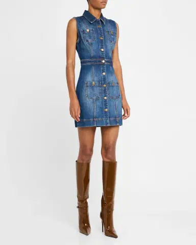 Ramy Brook Katalina Sleeveless Denim Mini Dress | Thumbnail 4